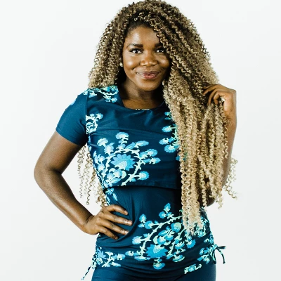 Calypsa Womens Nina Nursing And Maternity Swim Top 2 Calypsa Womens Nina Nursing And Maternity Swim Top - Image 2