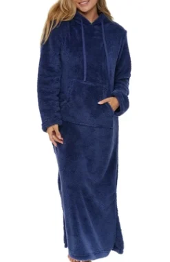 Women's Soft Plush Sweatshirt Robe, Long Hooded Fleece Loungewear -Women Clothing Sale GUEST 2f7c011d 2f48 43fc 9ad1 33682176fe64