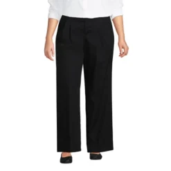 Lands' End Women's High Rise Crisp Poplin Chino Wide Leg Pants -Women Clothing Sale GUEST 3171eea3 192b 4c6f 9f2e 5d28446c1395