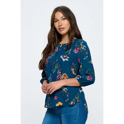 WEST K Women's Sophia Three Quarter Sleeve Blouse 3 WEST K Women's Sophia Three Quarter Sleeve Blouse - Image 3