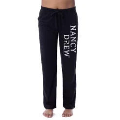 Nancy Drew Womens' TV Show Logo Icon Character Sleep Pajama Pants Black -Women Clothing Sale GUEST 326a3885 6306 44f8 ae8b 792a05909935