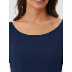 Cheibear Womens Casual Round Neck Maternity Long Sleeve Loungewear Dress With Pockets -Women Clothing Sale GUEST 3460772d de93 4b73 9e6c d2405659183f