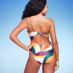 Women's One Shoulder Cut Out One Piece Swimsuit - Shade & Shore™ Multi Abstract Print 8 Women's One Shoulder Cut Out One Piece Swimsuit - Shade & Shore™ Multi Abstract Print -Women Clothing Sale GUEST 3494ce05 413d 4182 aea9 b391e52435ed