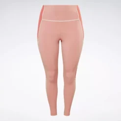 Reebok Lux High-Waisted Colorblock Tights (Plus Size) Womens Athletic Leggings -Women Clothing Sale GUEST 35bd4c78 f117 4159 8b7d 22e85cd30558