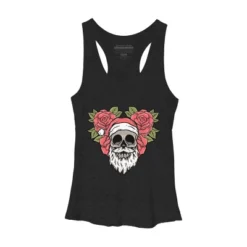 Women's Design By Humans Christmas With Flowers Illustration By Rukurustudio Racerback Tank Top -Women Clothing Sale GUEST 37ac8fa3 d50b 49c4 81fd 143413e61a6d