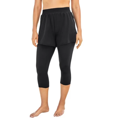 Swim 365 Women’s Plus Size Shorted Swim Capri 4 Swim 365 Women’s Plus Size Shorted Swim Capri - Image 4