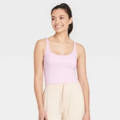 Women's Light Support Brushed Strappy Crop Sports Bra - All In Motion™ -Women Clothing Sale GUEST 38e08c45 a33e 49e8 879f 0a56ebc16e7a