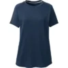 Lands' End School Uniform Women's Short Sleeve Active Gym T-shirt