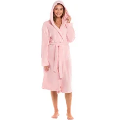 Women's Soft Fleece Robe With Hood, Warm Lightweight Bathrobe -Women Clothing Sale GUEST 396e6c32 5490 4b13 b13e db9059cceddf
