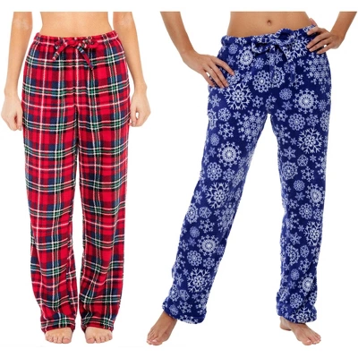 Women's Gift Box Of 2 Warm Plush Fleece Pajama Pants, Winter Lounge PJ Bottoms 5 Women's Gift Box Of 2 Warm Plush Fleece Pajama Pants, Winter Lounge PJ Bottoms - Image 5
