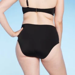 Women's High Waist Twist-Front Bikini Bottom - Shade & Shore™ Black -Women Clothing Sale GUEST 3a756a72 72d0 49e0 931a 46e33032a827