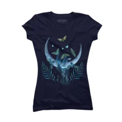 Junior's Design By Humans Moth - Hand By EpisodicDrawing T-Shirt -Women Clothing Sale GUEST 3cade77c ae3f 4df8 9222 ada32a2e8819