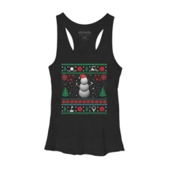 Women's Design By Humans Christmas Golf Golfing Golfer Ugly Christmas Xmas By Pahari Racerback Tank Top -Women Clothing Sale GUEST 3e975e32 ffa7 4b14 8658 c7ee4251eba6