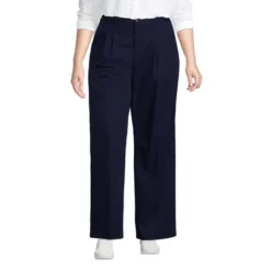 Lands' End Women's High Rise Crisp Poplin Chino Wide Leg Pants -Women Clothing Sale GUEST 403f3f73 f20c 4997 b52d 33b26c1e08b8