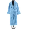 Classic Turkish Towels Unisex Shawl Collar Terry Cloth Robe