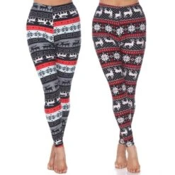 Women's Pack Of 2 Leggings - One Size Fits Most - White Mark -Women Clothing Sale GUEST 420874bd ce14 489e 9adb c56ec61ebb71