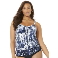 Swimsuits For All Women’s Plus Size Lightweight Blouson Tankini Top -Women Clothing Sale GUEST 42f9a65b b9c9 4396 a60b 59ef1d8fe356
