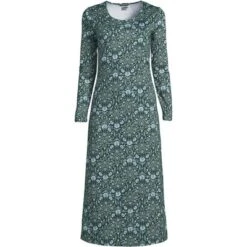 Lands' End Women's Cotton Long Sleeve Midcalf Nightgown -Women Clothing Sale GUEST 4409ccf3 cf0a 4ff3 b785 1e75803084df
