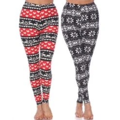 Women's Pack Of 2 Leggings - One Size Fits Most - White Mark -Women Clothing Sale GUEST 4621b0ef c3ac 4262 abec 59153c74e39a