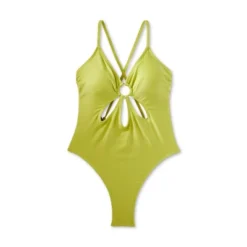 Women's Ring Front Cut Out One Piece Swimsuit - Wild Fable™ Green 9 Women's Ring Front Cut Out One Piece Swimsuit - Wild Fable™ Green -Women Clothing Sale GUEST 4769e5c8 178f 4a82 9bd1 80f8cdd2413b