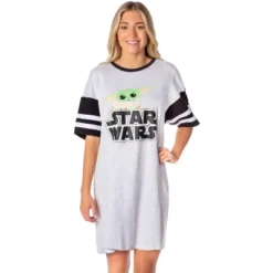 Star Wars Womens' The Mandalorian Grogu Baby Yoda Nightgown Pajama Dress Grey -Women Clothing Sale GUEST 4791ed21 055c 462c b91e cce4ee7faeb7