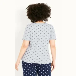 Women's Plus Size Snowflake Sleep Set - Ink | EVANS -Women Clothing Sale GUEST 4824a079 a4d5 4ab8 89b3 a15f2f7a0d17