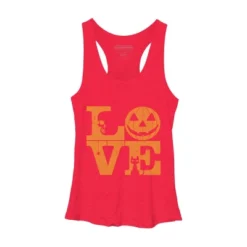 Women's Design By Humans Halloween Love Night Creepy Cute Fun By RedBirdLS Racerback Tank Top -Women Clothing Sale GUEST 4966b8cd 2807 46bd 8e54 495d1e76fc28