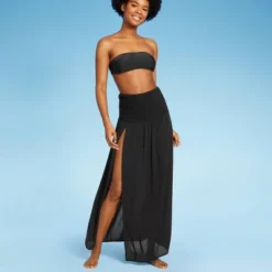 Women's Smocked High Slit Convertible Cover Up Dress - Wild Fable™ -Women Clothing Sale GUEST 4a259241 5240 4eaa a845 7416b43b706a