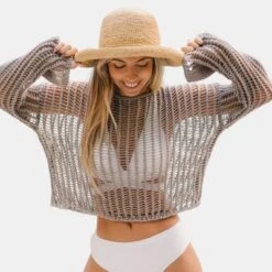 Women's Sheer Crochet Swim Cover Up Top - Cupshe -Women Clothing Sale GUEST 4a35a0cc 940c 405e 9d7f 6d74c55fb7fd