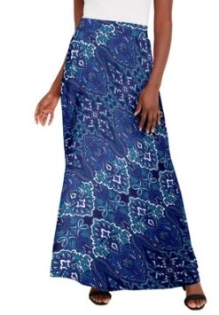 Jessica London Women’s Plus Size Everyday Knit Maxi Skirt -Women Clothing Sale GUEST 4adbc4c9 dbf9 4795 8424 18574085acff