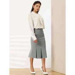 Hobemty Women's Elegant Skirt With Belt Below Knee Length Fishtail Skirt -Women Clothing Sale GUEST 4b0c4b50 1d1c 41d9 a8d2 bd1ea6685e5e