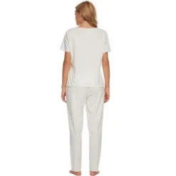 Cheibear Womens Floral Pattern Pajama Set Short Sleeve Shirt And Long Pants Cute Print Sleepwear -Women Clothing Sale GUEST 4bb938ce ee0d 46ce 944a ade36c8a1a94