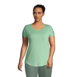 Lands' End Women's U-neck Jersey T-shirt -Women Clothing Sale GUEST 4c0cd675 ba56 4ce7 91d5 a9ec16f2c0c6