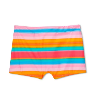 WoWomen's Mid-Waist Shortie Bikini Bottom - Wild Fable™ Multi Striped 6 WoWomen's Mid-Waist Shortie Bikini Bottom - Wild Fable™ Multi Striped - Image 6
