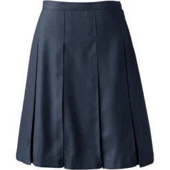 Lands' End Lands' End School Uniform Women's Solid Box Pleat Skirt Top Of Knee -Women Clothing Sale GUEST 4c643c97 a9c0 4bf4 9231 e397d9f06ae6