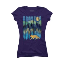 Junior's Design By Humans Fox Forest Night By Maryedenoa T-Shirt 19 Junior's Design By Humans Fox Forest Night By Maryedenoa T-Shirt -Women Clothing Sale GUEST 4e2bb601 ed58 4f72 b6df 73f545384458