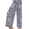 Women's Geometric Printed Palazzo Pants - White Mark