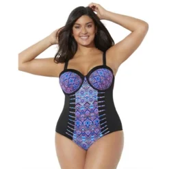 Swimsuits For All Women’s Plus Size Ruched Underwire One Piece Swimsuit -Women Clothing Sale GUEST 51a99d73 6745 487f 9d31 11f672a5a886