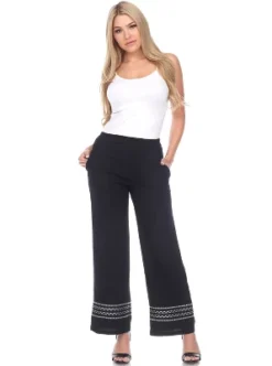 Women's Wide-Leg Pants - White Mark 8 Women's Wide-Leg Pants - White Mark -Women Clothing Sale GUEST 5259c732 584c 483a 8bf3 cb876dec13a6
