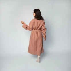 100% French Linen Unisex Bathrobe | BOKSER HOME -Women Clothing Sale GUEST 5523ca07 e4cf 47e8 8fc5 91468e8ede26