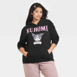 Women's Sanrio Kuromi Graphic Hoodie - Black -Women Clothing Sale GUEST 55bb3b0b ba9f 4da4 8a5a f65955de8a06
