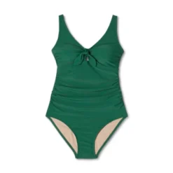 Women's Tie-Front Ruched Full Coverage One Piece Swimsuit - Kona Sol™ -Women Clothing Sale GUEST 56c20bf8 5ba7 484a 92e3 d90ec4ee81dd