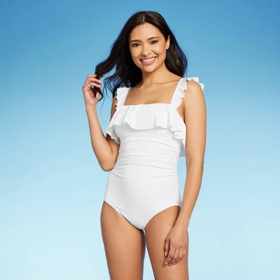 Women's Ruffle Full Coverage One Piece Swimsuit - Kona Sol™ 7 Women's Ruffle Full Coverage One Piece Swimsuit - Kona Sol™ - Image 7