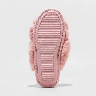 Women's Paris Crossband Faux Fur Slippers - Stars Above™ 3 Women's Paris Crossband Faux Fur Slippers - Stars Above™ - Image 3