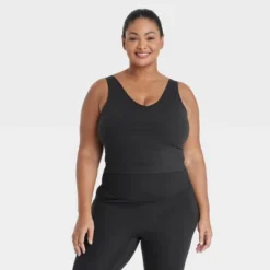 Women's Light Support V-Neck Cropped Sports Bra - All In Motion™ -Women Clothing Sale GUEST 5a4d2acd f8fe 4e89 ac9d f9dfabd791dc