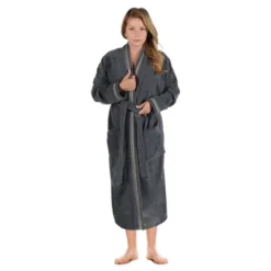 All-Season Unisex Cotton Terry Lounge Bathrobe With Embroidery By Blue Nile Mills -Women Clothing Sale GUEST 5b1a0a96 b153 42d7 9a0b 23cd6523e5fe