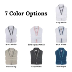 All-Season Unisex Cotton Terry Lounge Bathrobe With Embroidery By Blue Nile Mills -Women Clothing Sale GUEST 5da25ad3 c170 4ee0 aa88 7c5117e45f64