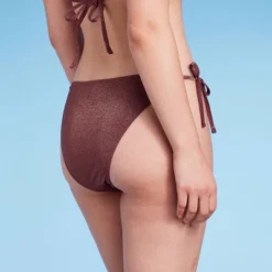 Women's Side-Tie High Leg Extra Cheeky Bikini Bottom - Wild Fable™ Brown -Women Clothing Sale GUEST 5f673875 5510 4f34 8ab4 9e2c19af2fbc
