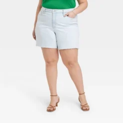 Women's High-Rise Bermuda Jean Shorts - Ava & Viv™ -Women Clothing Sale GUEST 623ba0a8 8fa1 4ae9 a9f8 e273bf7764eb