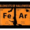 Women's Design By Humans Elements Of Halloween Tee (FeAr) Periodically By Luckyst Racerback Tank Top